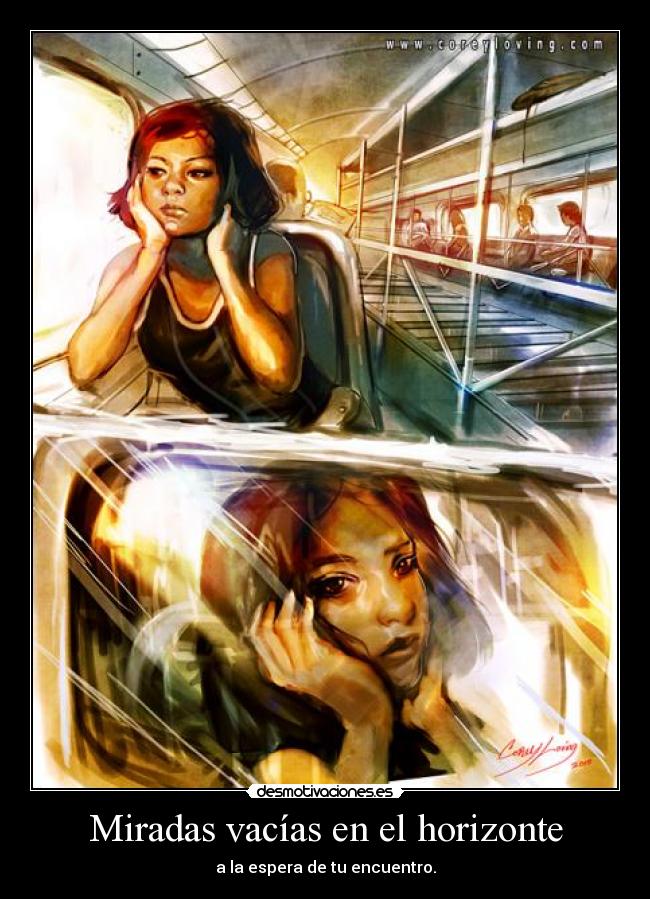 Miradas vacías en el horizonte - 