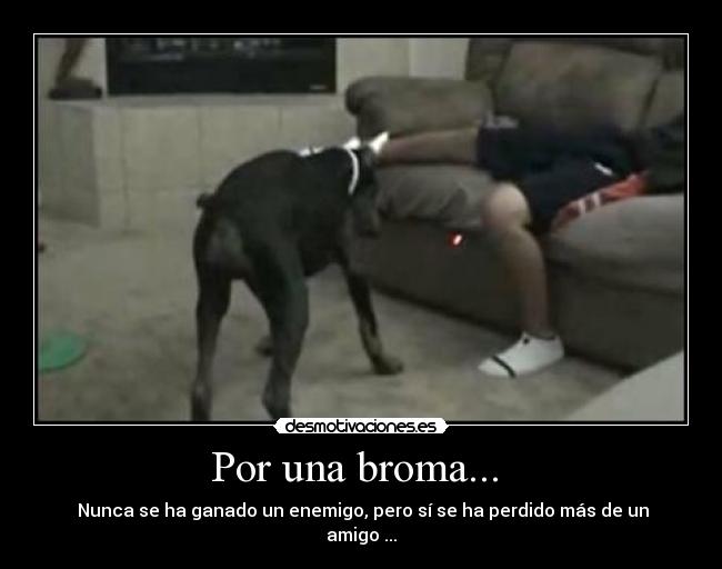 Por una broma...  - 