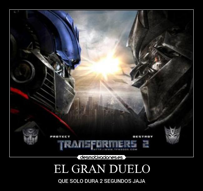 carteles transformers desmotivaciones