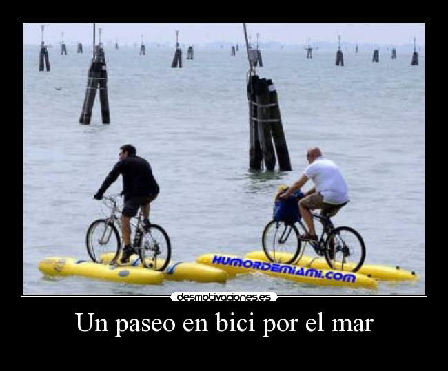 Un paseo en bici por el mar - 