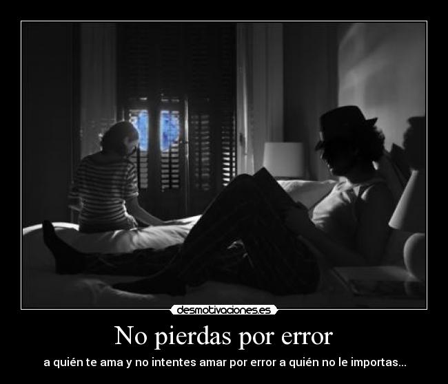 No pierdas por error - 