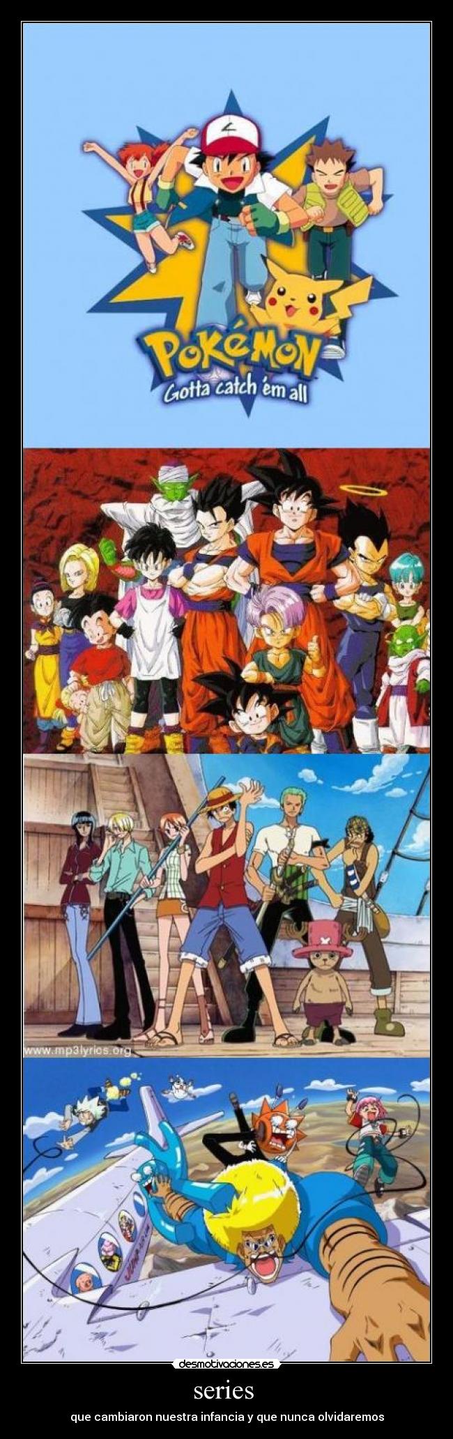 series  - que cambiaron nuestra infancia y que nunca olvidaremos