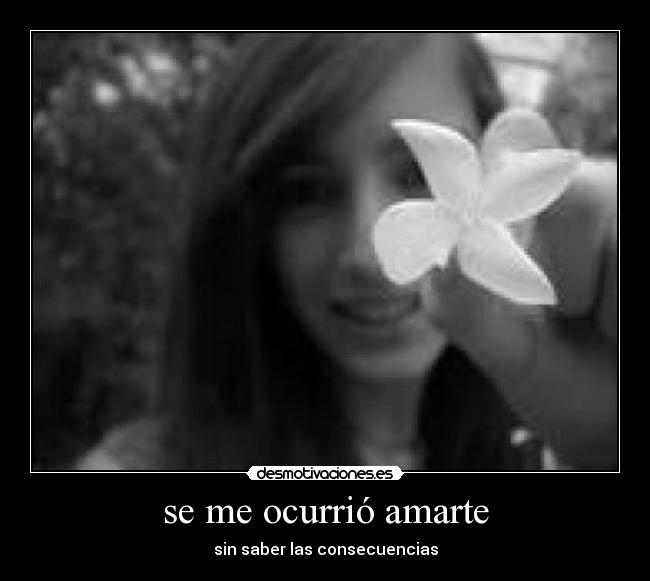 se me ocurrió amarte -