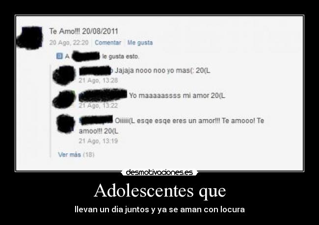 Adolescentes que -