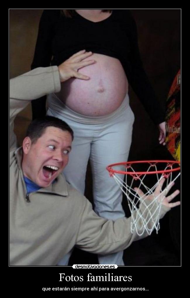 Fotos familiares - que estarán siempre ahí para avergonzarnos...