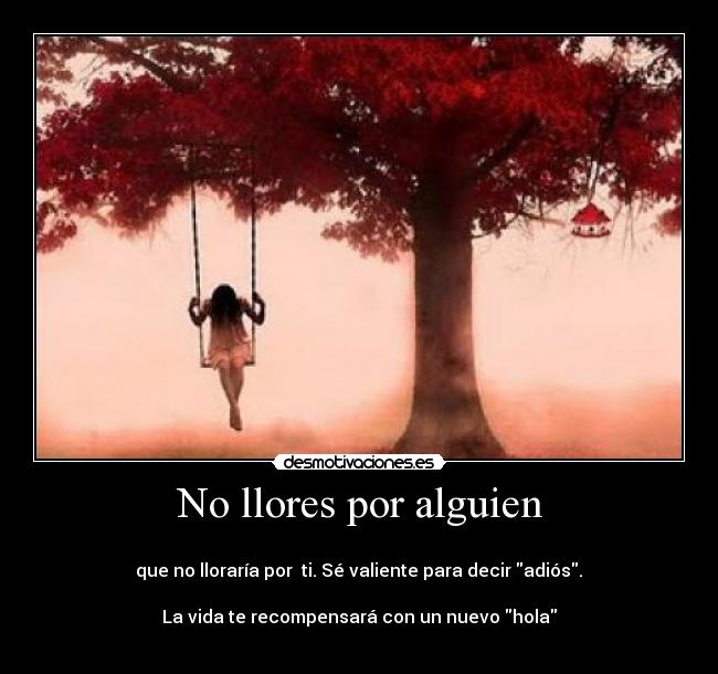  No llores por alguien  - 