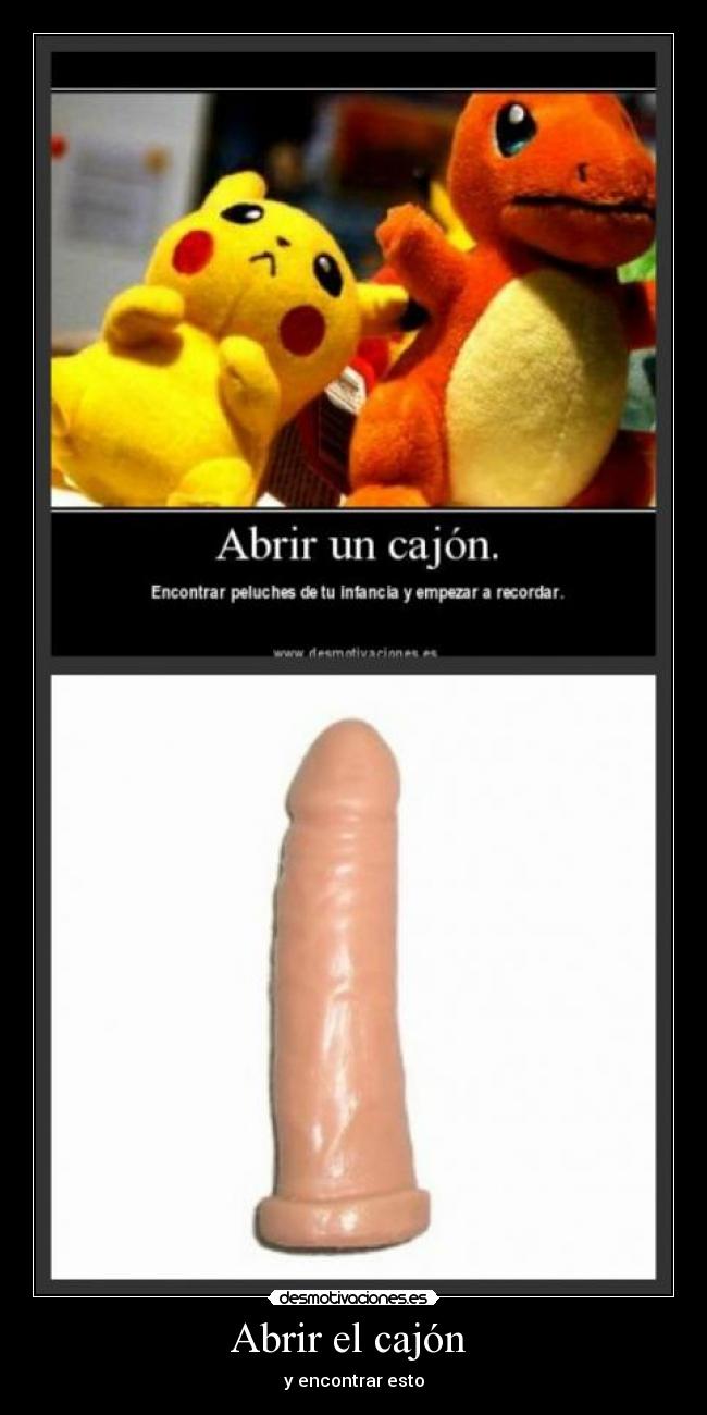 Abrir el cajón - y encontrar esto