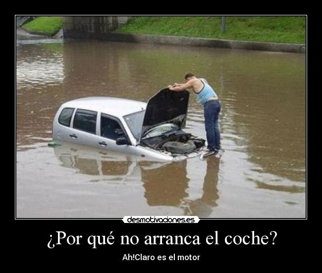 ¿Por qué no arranca el coche? - Ah!Claro es el motor