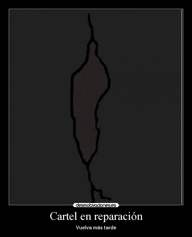 Cartel en reparación - 