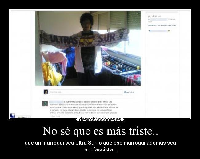 carteles marroqui ultra sur antifa desmotivaciones