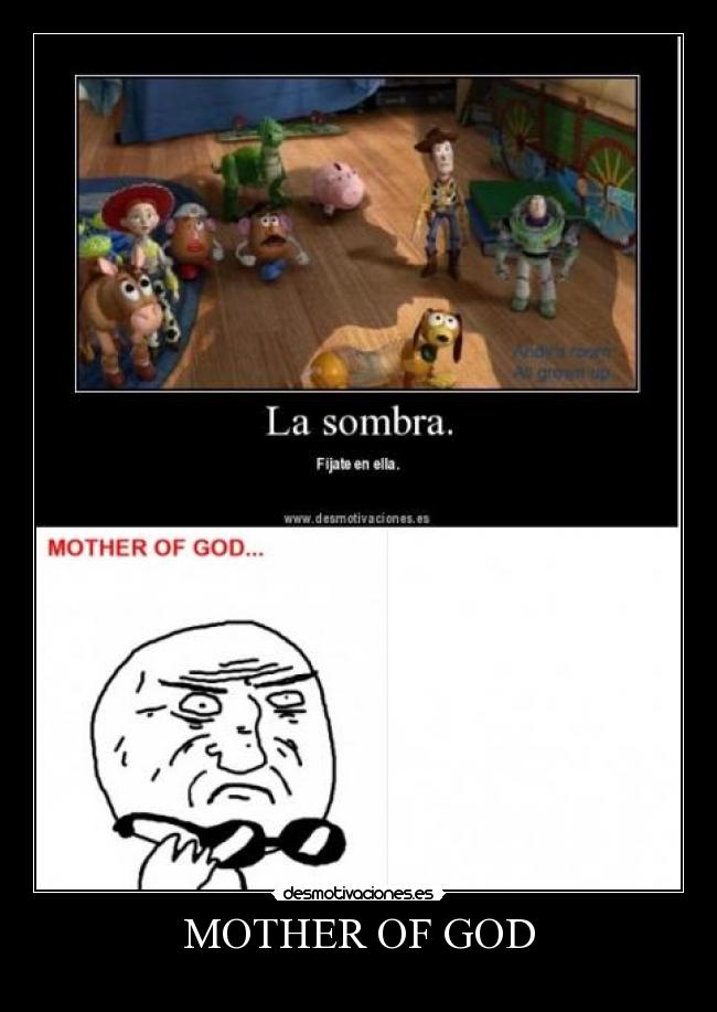 carteles mother god desmotivaciones