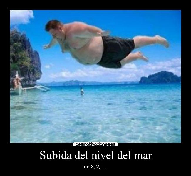 Subida del nivel del mar - en 3, 2, 1...