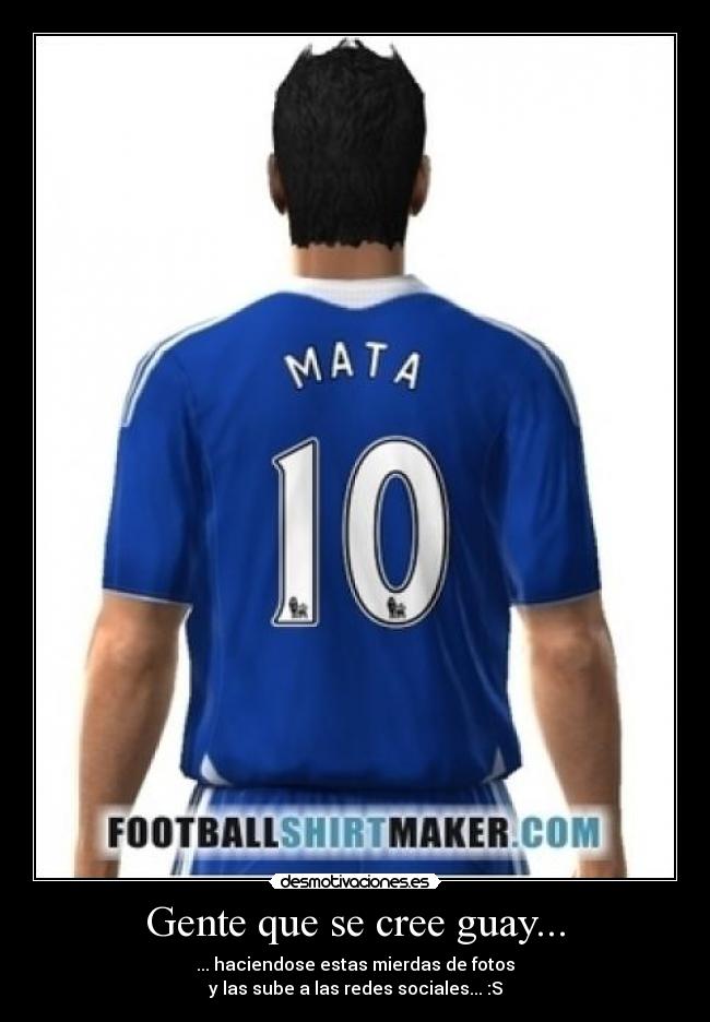 Gente que se cree guay... - ... haciendose estas mierdas de fotos
y las sube a las redes sociales... :S