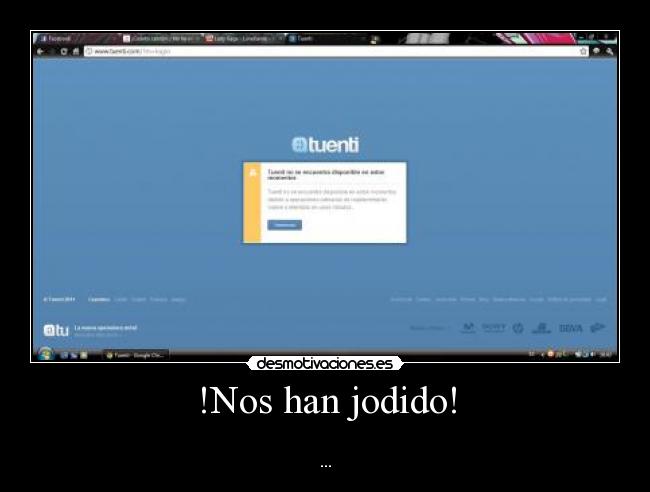 !Nos han jodido! - 
...
