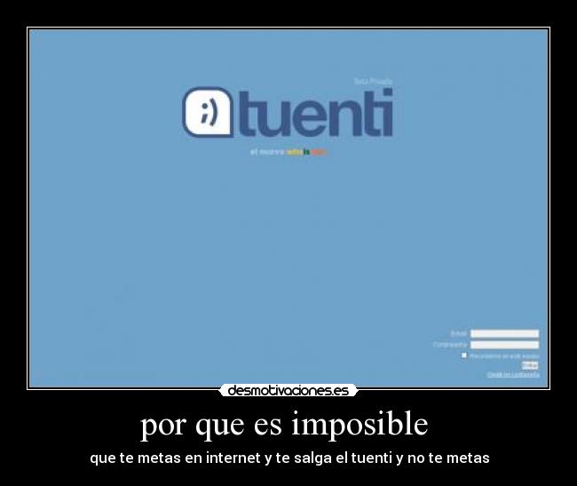 por que es imposible -
