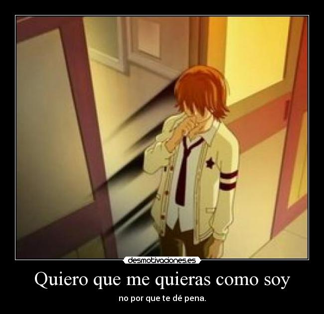 Quiero que me quieras como soy - 