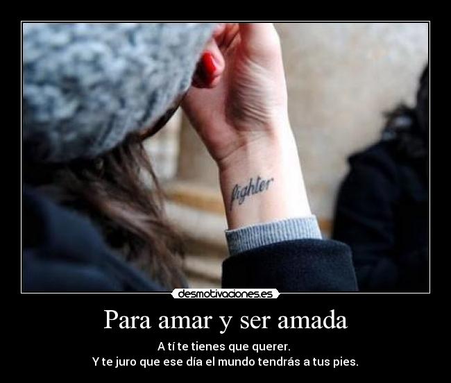 Para amar y ser amada -