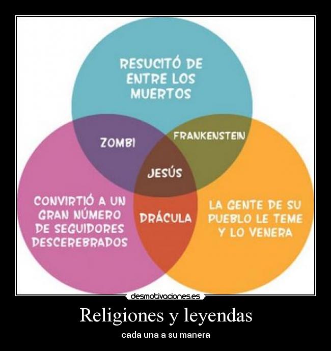 Religiones y leyendas - cada una a su manera