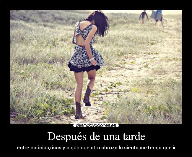 Después de una tarde -