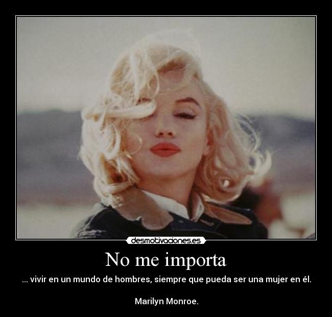 No me importa - 