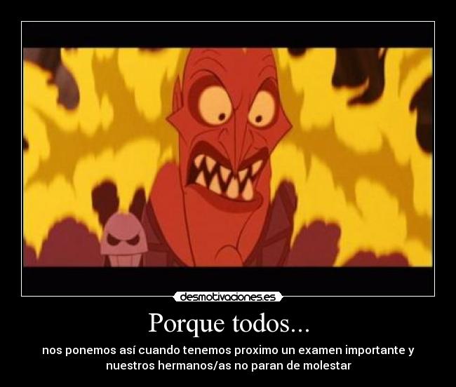 Porque todos... -
