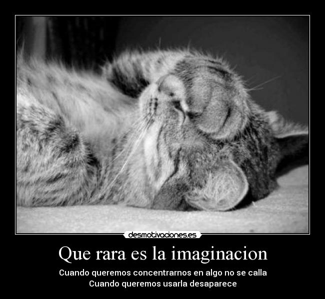 Que rara es la imaginacion - 