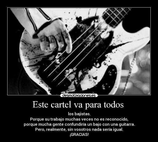 Este cartel va para todos -