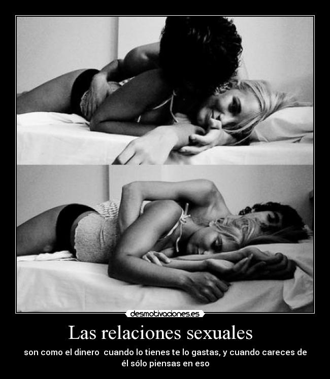 Las relaciones sexuales   - 