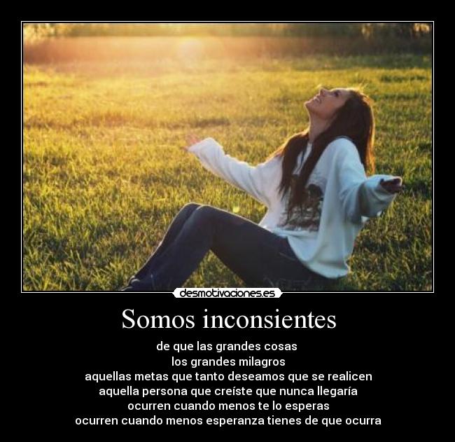 Somos inconsientes - 