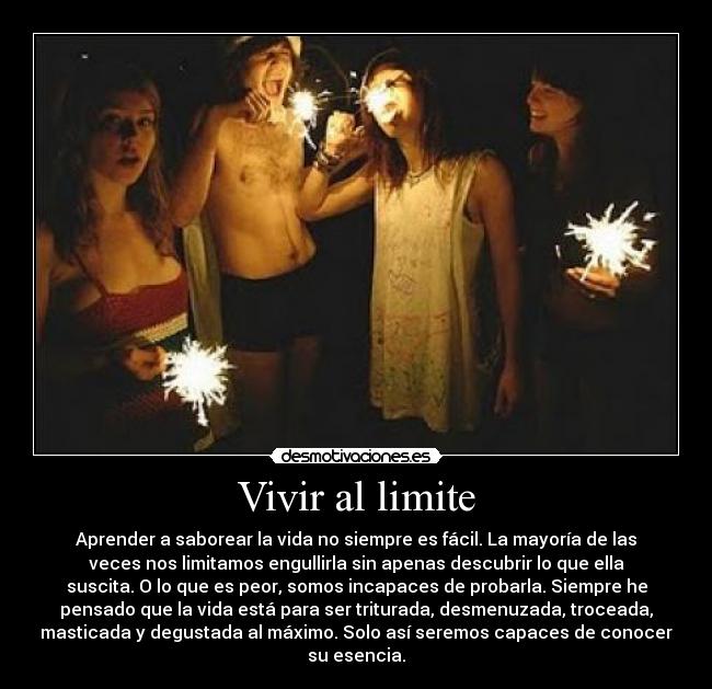Vivir al limite - 
