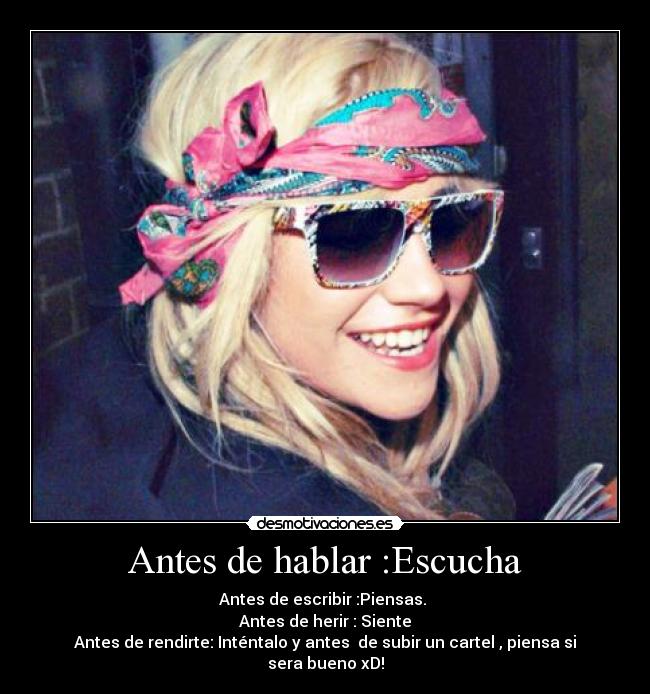 Antes de hablar :Escucha - 
