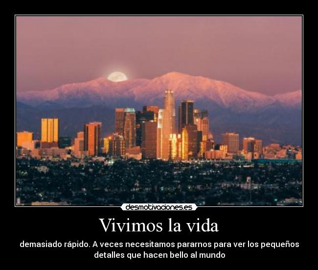 Vivimos la vida -