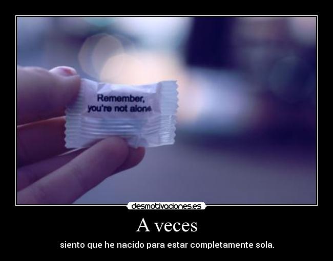 A veces -
