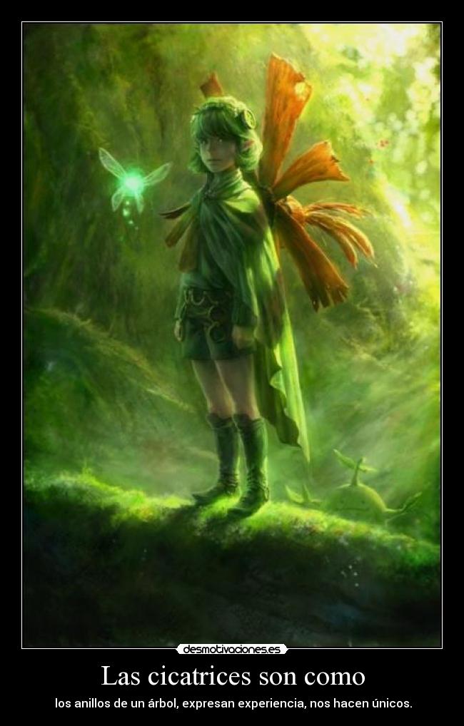 Las cicatrices son como -