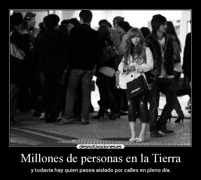 Millones de personas en la Tierra - 