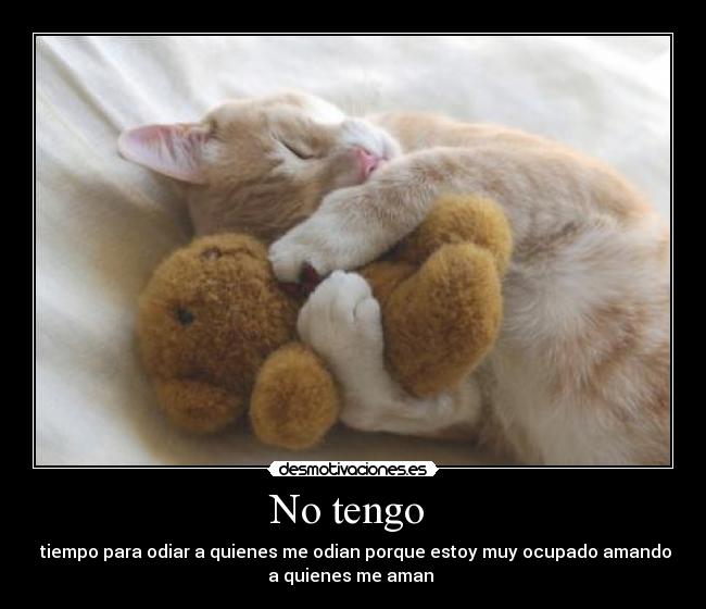 No tengo -
