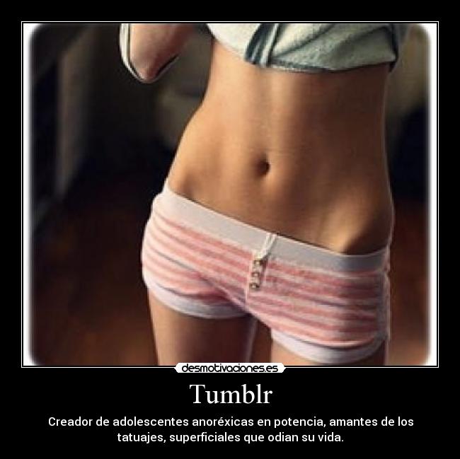 carteles anorexia tumblr desmotivaciones