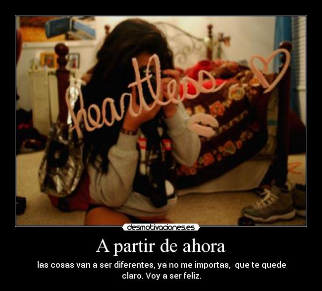 A partir de ahora -