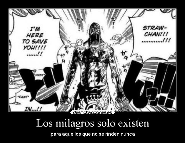 carteles rincewind one piece bon clay milagros existen aqullos no se rinden nunca desmotivaciones