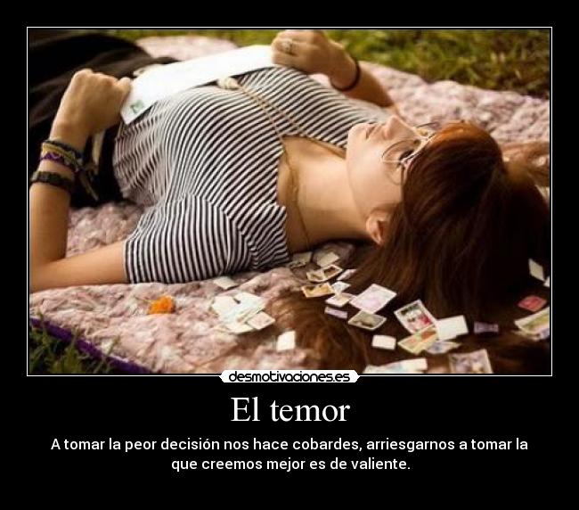 El temor -