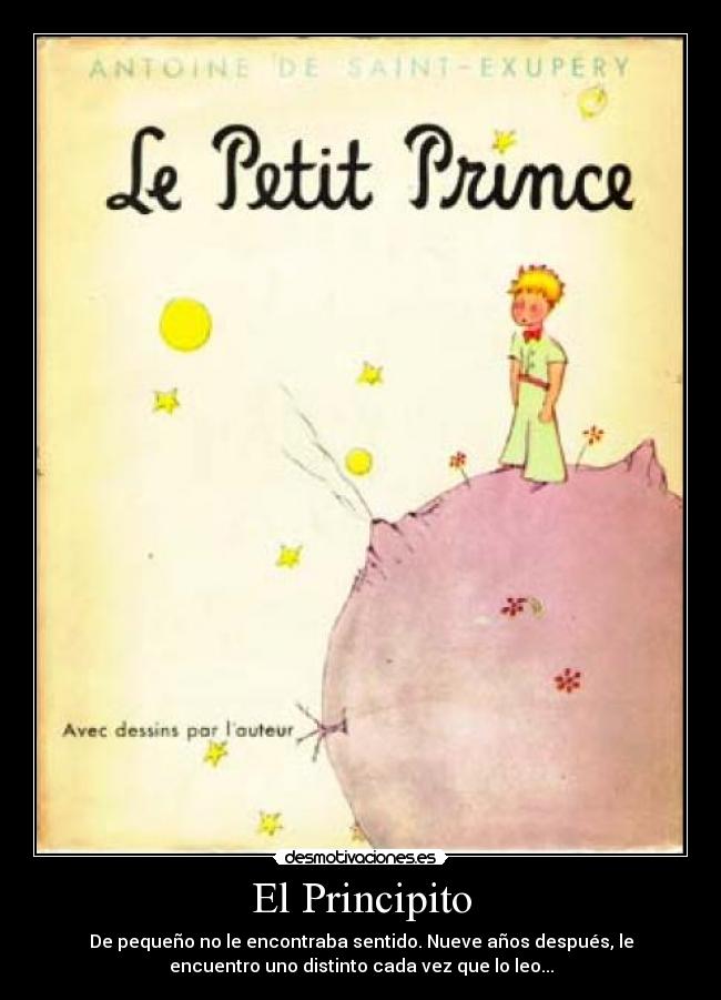 carteles principito pequeno libro korcho desmotivaciones