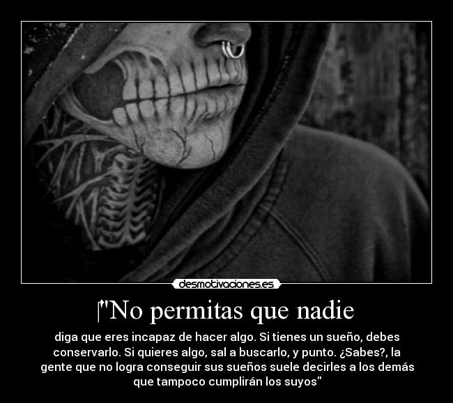 ‎No permitas que nadie - 