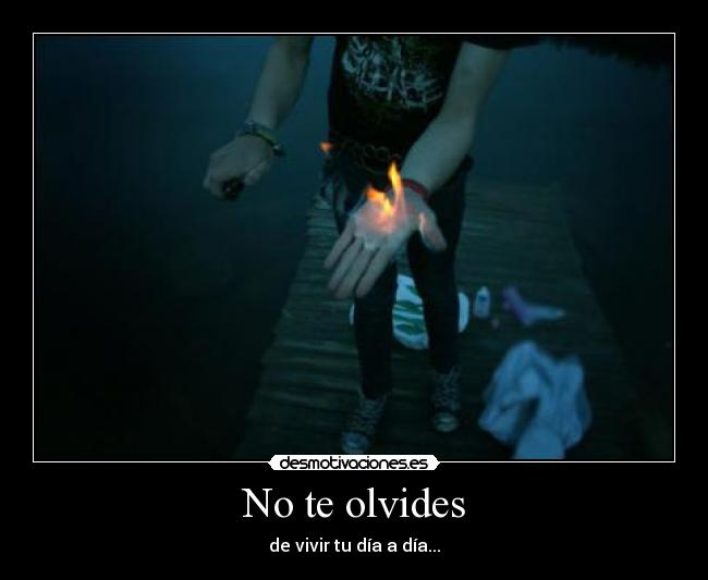 No te olvides - 