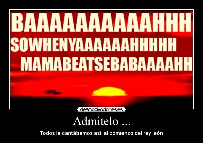 carteles rey leon alergia benadryl desmotivaciones