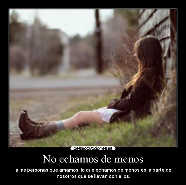 No echamos de menos - 