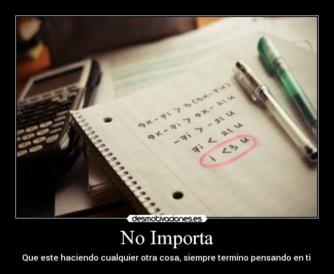 No Importa -