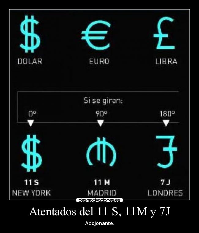 Atentados del 11 S, 11M y 7J -