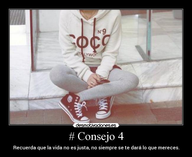 # Consejo 4 - 