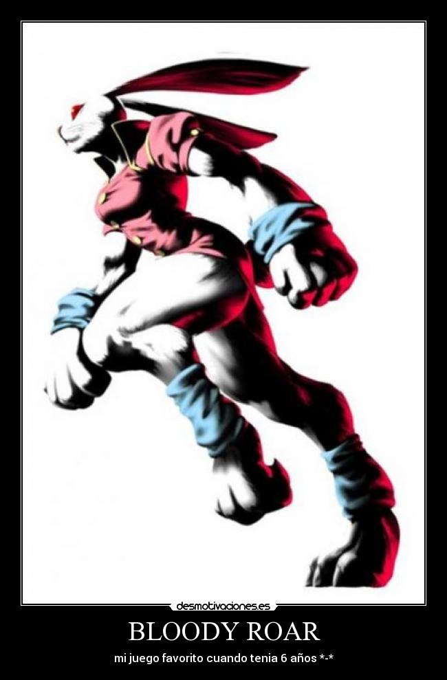 BLOODY ROAR - mi juego favorito cuando tenia 6 años *-*