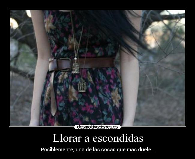 Llorar a escondidas - 